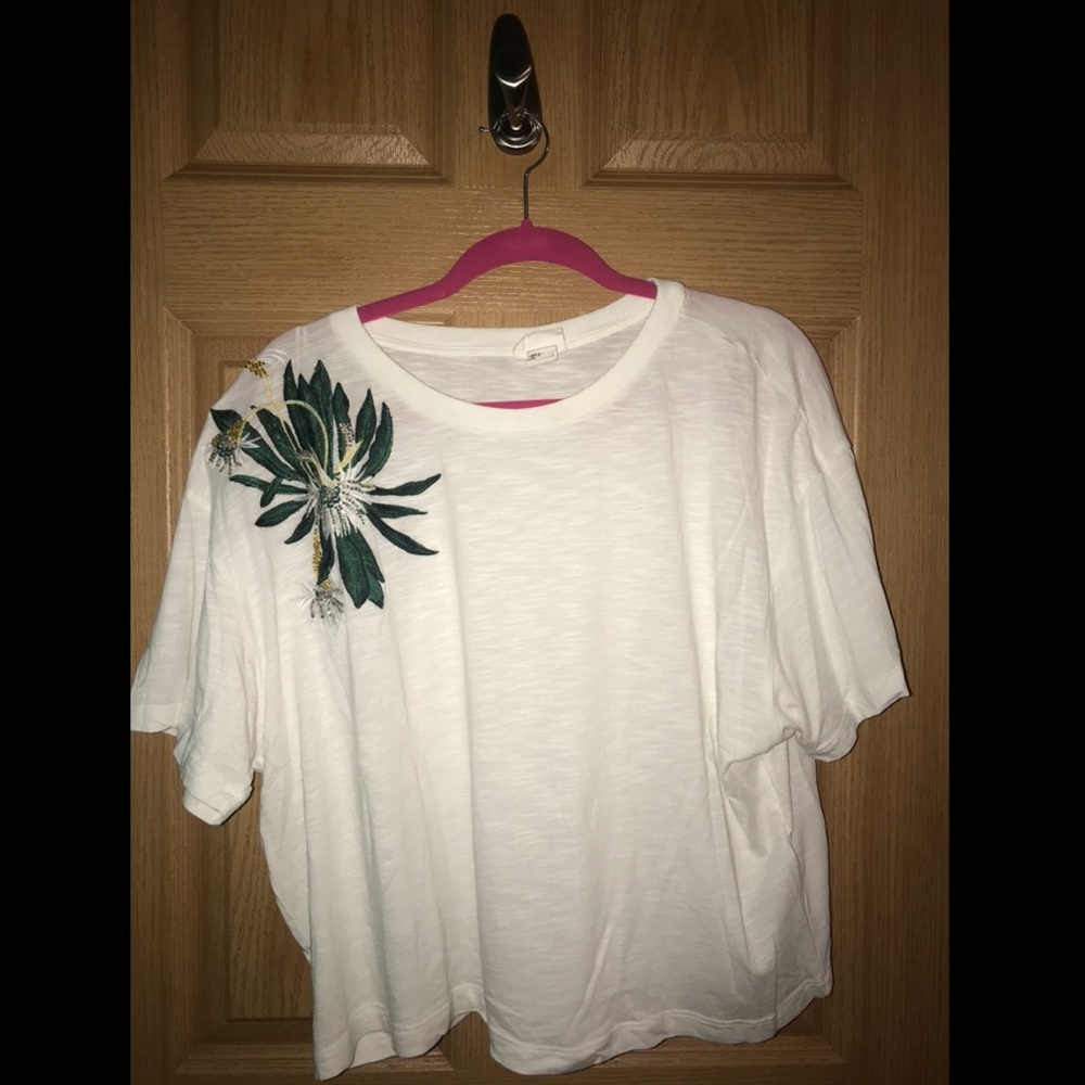Floral Boxed T-shirt H&M
